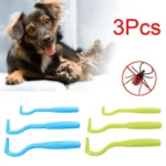 3pcs Pet Tick Extractor Flea Clips Catch Lice Catch Flea Combs Remove Ticks Extractor Pet Cat Dog Hair Cleaning Supplies Health