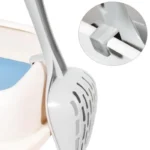 1PC Mesh Litter Scoop For Sifting Cat Litter Box Shovel Efficient Waste Cleaning Hanging Hook Durable PP Material Pet Clean Tool