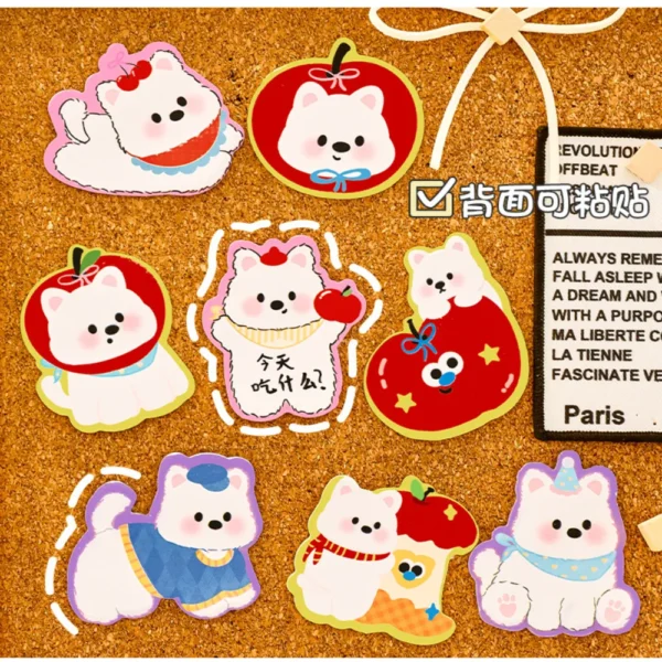 Cartoon Puppy Memo Pad Paper N Times Sticker Cute Memo Book Convenience Cute Dog Note Pad For School Student Home