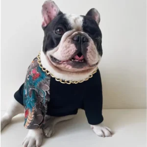 Pet one-piece four-legged onesie dog spring and summer personality tattoo clothes pet cool one-piece clothe