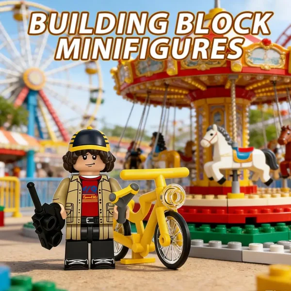 For G0186 Movie Series “Master Dustin” Building Block Minifigure Toy Collectible Plastic Action Figure Compatible Toy