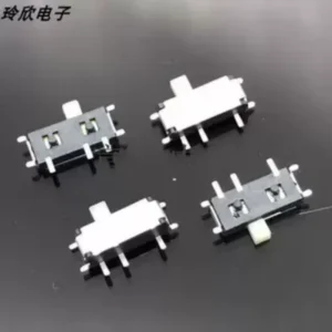 MK-12C01 Bluetooth headset switch, SMD6.6x2.7mm handle length 2.5mm, vertical seven-contact toggle switch