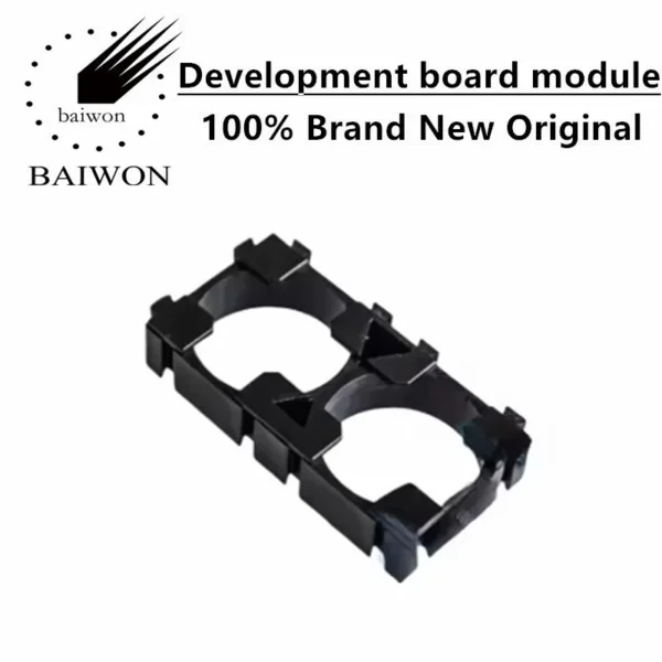 Dual 18650 lithium battery combination fixed bracket with bayonet for multi shape splicing combination 2 series
