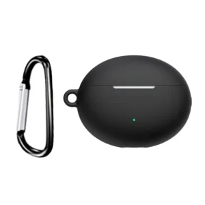 Bluetooth Earphone Soft Silicone Protective Case with Carabiner Storage Shell for Huawei Freebuds 4i