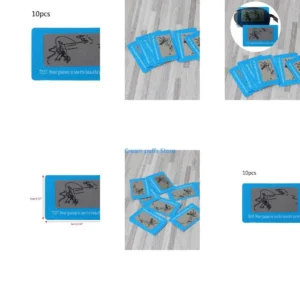 50LE 10pcs/Set Wear Glasses To Check Polarized Test Card Sunglasses Polarized