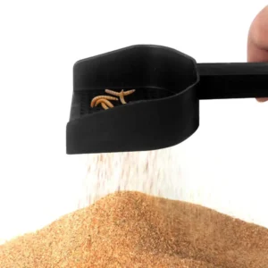 Small Holes Cat Kitty Litter Scoop Hangable Non-slip Handle Hamster Litter Shovel Reptiles Hourglass Shovel Plastic